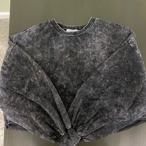 Oversized Acid Washed Sweatshirt